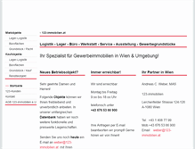 Tablet Screenshot of 123-immobilien.at
